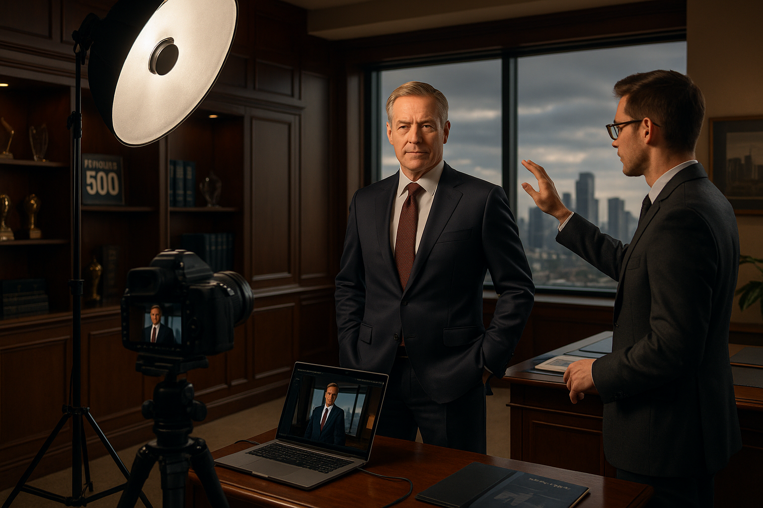 Baton Rouge Fortune 500 executive headshot session