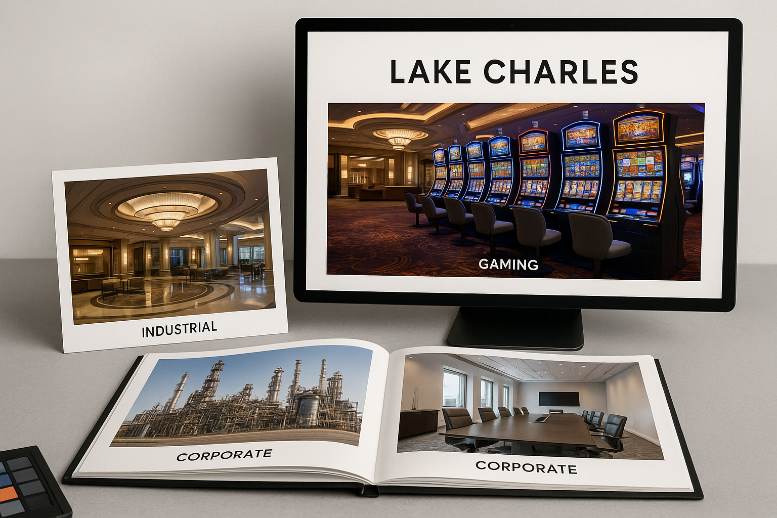 Lake Charles photographer portfolio featuring casino and energy sector work