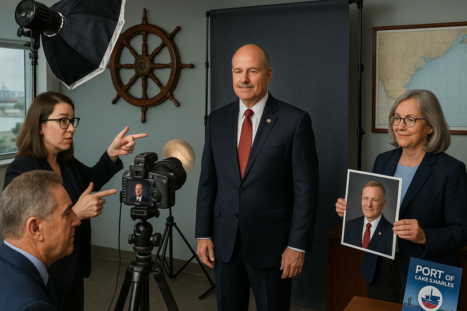 Port of Lake Charles authority official headshot sessions