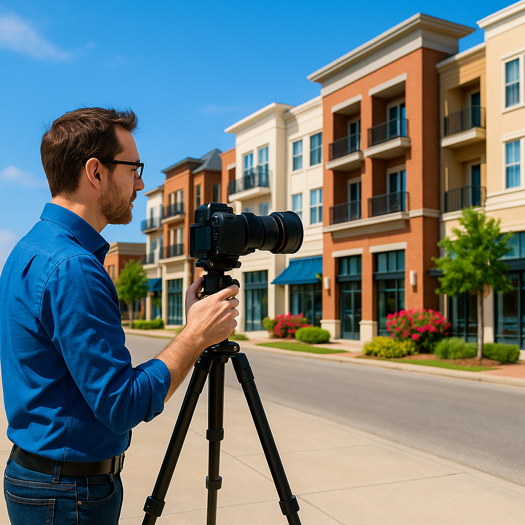 Lafayette commercial photographer documenting River Ranch architectural portfolio